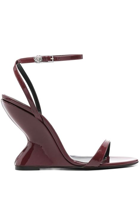 Sandali con zeppa 105mm in bordeaux Magda butrym - donna